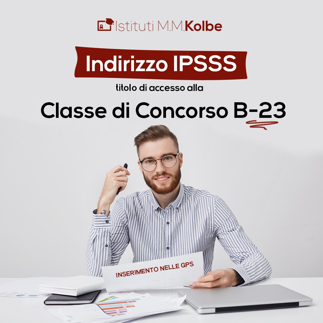 Indirizzo IPSSS E Titolo Di Accesso Alla Classe Di Concorso B-23 ...